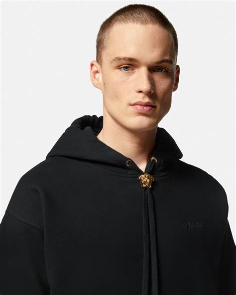 red versace hoodie|Versace hoodie men's sale.